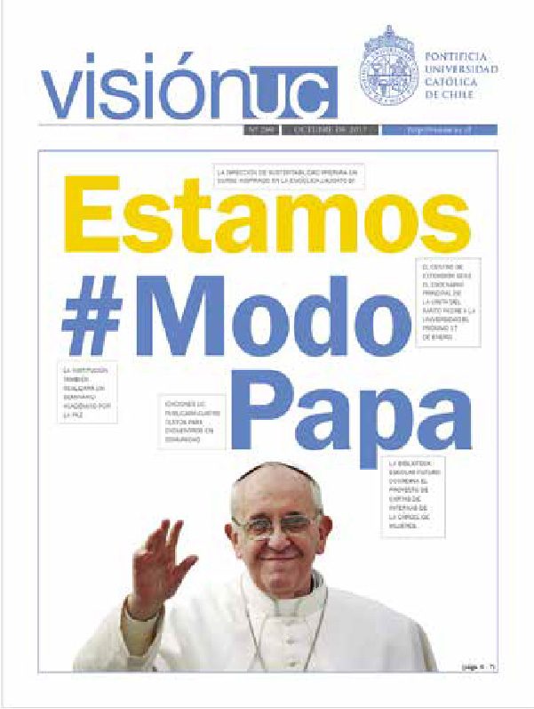 portada Revista Visión UC - N° 269, octubre 2017 Estamos #ModoPapa